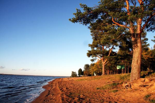 Пляж в километре от дома