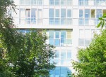 Фасад дома с панорамным остеклением Фасад дома с панорамным остеклением