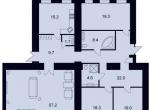 175 кв.м. 4-хкомнатная квартира 175 кв.м. 4-хкомнатная квартира